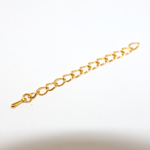 50mm Extension Chain - Bright Gold