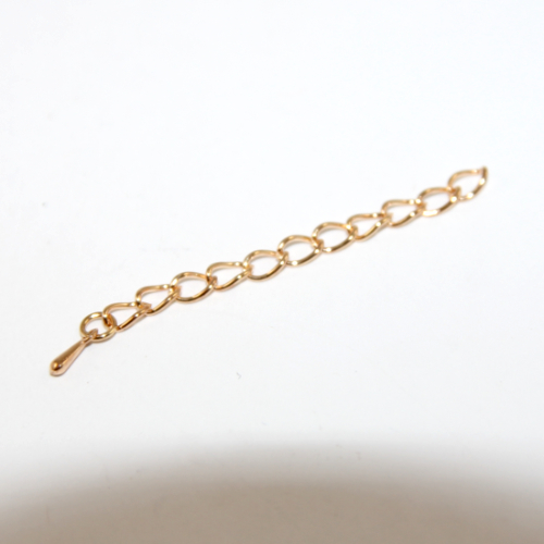 50mm Extension Chain - Pale Gold