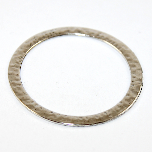 54mm Textured Circle - 2 Pieces - Platinum