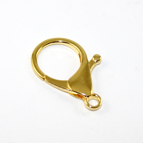 35mm Lobster Clasp / Keyring - Bright Gold