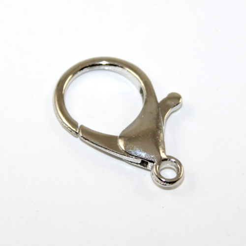 35mm Lobster Clasp / Keyring - Platinum