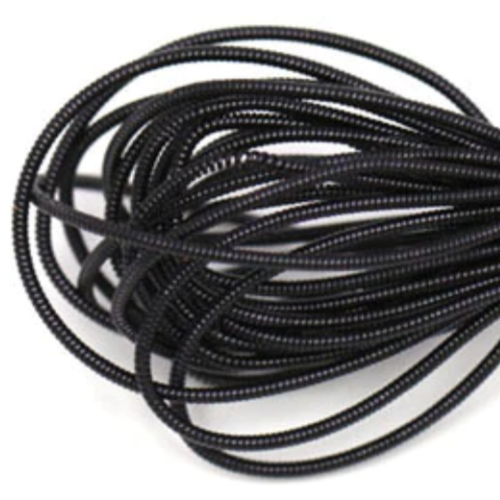 Hard Bead Embroidery French Bullion Wire - 10gm Bag - Black