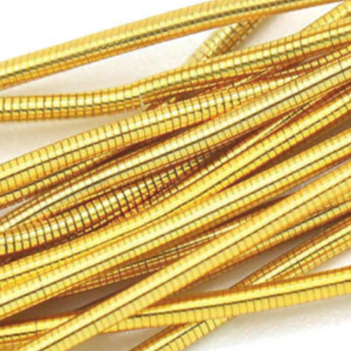 Soft Bead Embroidery French Bullion Wire - 10gm Bag - Gold