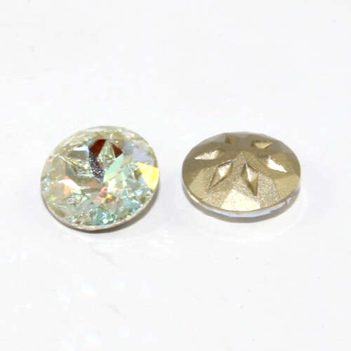 1122 - Meteroite Rivoli 12mm - Crystal AB - Foil - Pack of 2