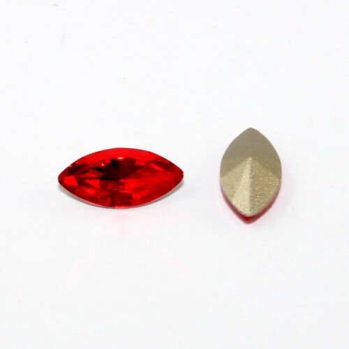 4200 Navette 5mm x 10mm - Light Siam - Foil - Pack of 4