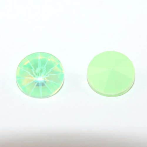 1122 Rivoli 10mm - SS47 - Pastel Peridot Opal - Lacquer - Pack of 4
