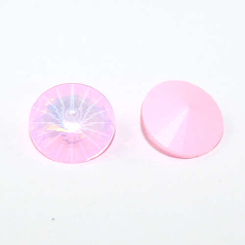 1122 Rivoli 12mm - Pastel Light Rose Opal - Lacquer - Pack of 2