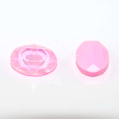 4120 Oval 10mm x 14mm - Pastel Light Rose Opal - Lacquer - Pack of 4