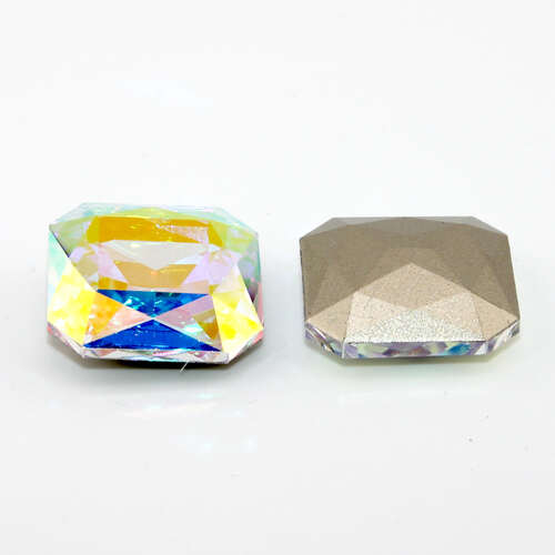 4675 Square Octagon 23mm - Crystal AB - Foil