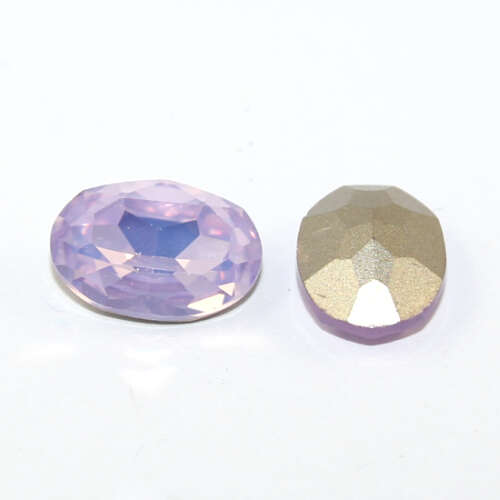 4120 Oval 10mm x 14mm - Cyclamen Opal - Foil - Pack of 4