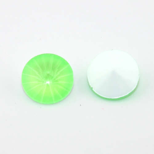 12mm Neon Green 1122 - Rivoli - Pack of 2