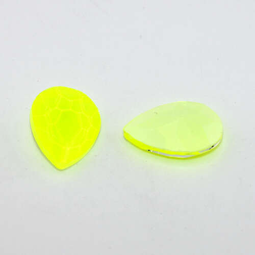 13mm x 18mm Neon Yellow 4320 - Pear - Pack of 2