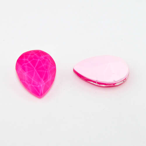 13mm x 18mm Neon Pink 4320 - Pear - Pack of 2
