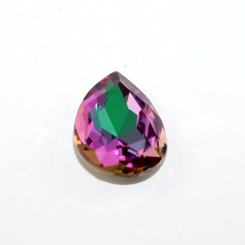 4320 - Pear Drop Stone 18mm x 25mm - Heliotrope - Foil