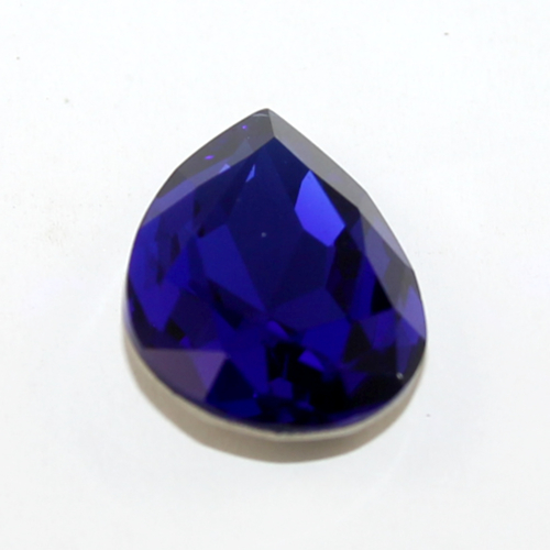 4320 - Pear Drop Stone 18mm x 25mm - Capri Blue - Foil