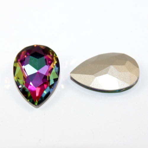 4320 - Pear Drop Stone 20mm x 30mm - Volcano - Foil