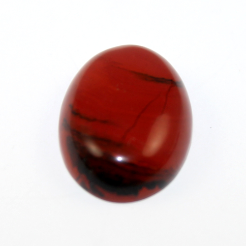 18mm x 25mm Red Jasper Oval Cabochon