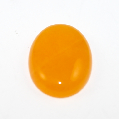 18mm x 25mm Yellow Jade Oval Cabochon