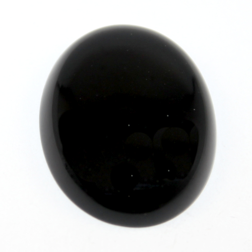30mm x 40mm Black Agate Oval Cabochon