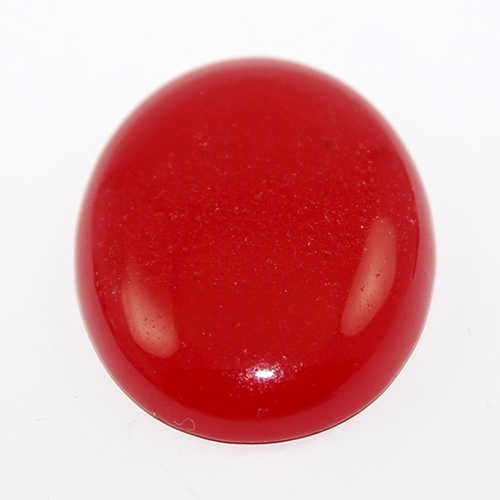 30mm x 40mm Red Jade Oval Cabochon