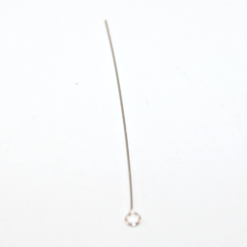 50mm 925 Sterling Silver Eye Pin - Pair