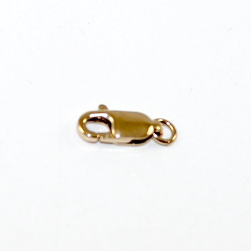 10mm x 4mm 14KT Gold Filled Flat Oval Lobster Clasp