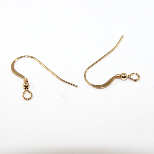 14KT Gold Filled 22mm French Hook with Spring and Ball