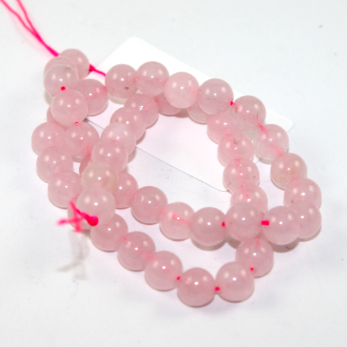 8mm Rose Quartz Round Beads - 38cm Strand