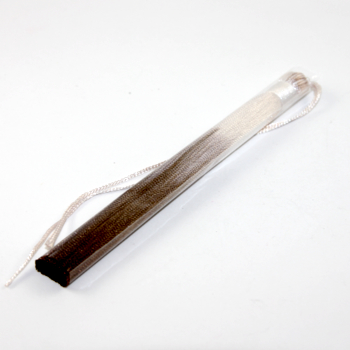 130mm Silk Gradient Tassel - Brown & White