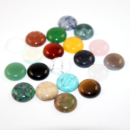 20mm Random Mix Round Cabochon - Pack of 2