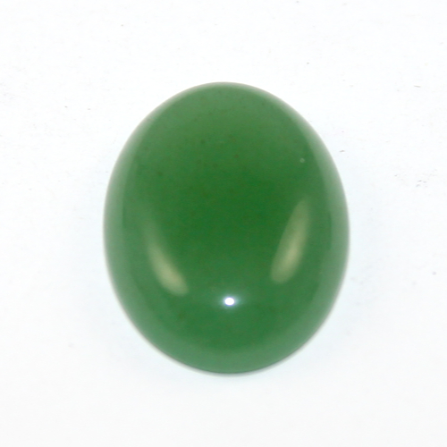 18mm x 25mm Green Averturine Oval Cabochon - Pack of 2
