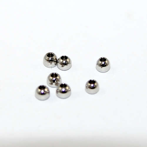 3mm with a 1.2mm hole 316 Surgical Steel Round Bead