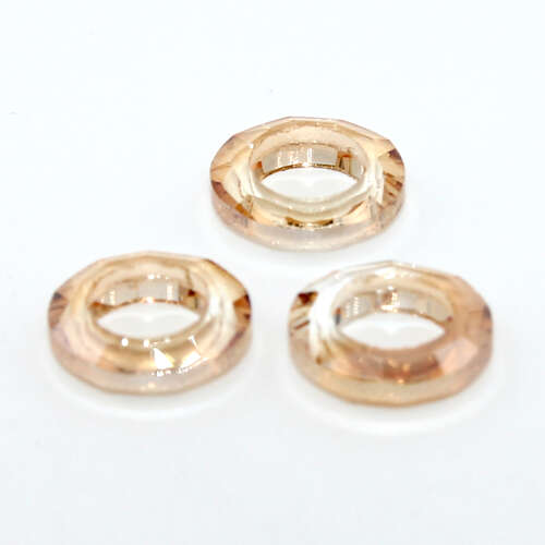 14mm Golden Shadow 4139 - Round Cosmic Ring - Pack of 2