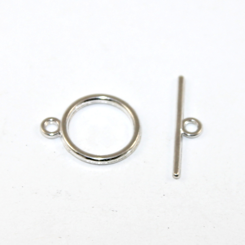 Silver 14.5mm Toggle Clasp Set