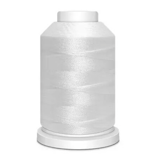 White 0.3mm Polyester Silk 3 Strand Thread - 500m Roll