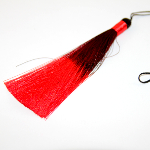 130mm Gradient Tassel - Red & Black