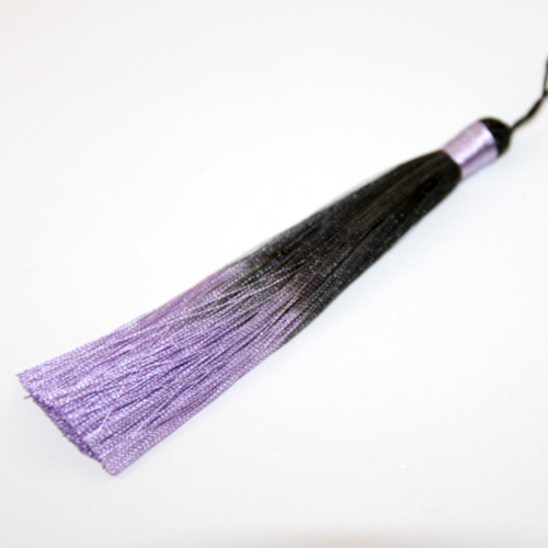 130mm Gradient Tassel - Lavender & Black