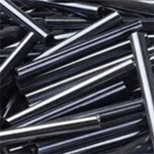 25mm Bugle Bead - Gunmetal - 8gm Bag
