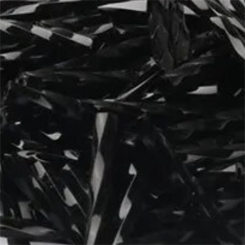 20mm Twisted Bugle Bead - Black - 8gm Bag