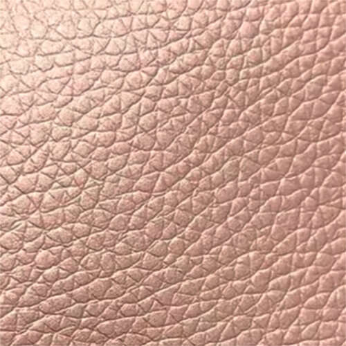 Rose Gold 20cm x 30cm Faux Leather Fabric Sheet