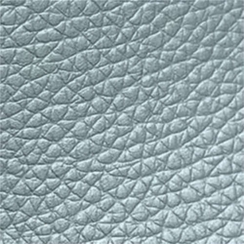 Silver 20cm x 30cm Faux Leather Fabric Sheet