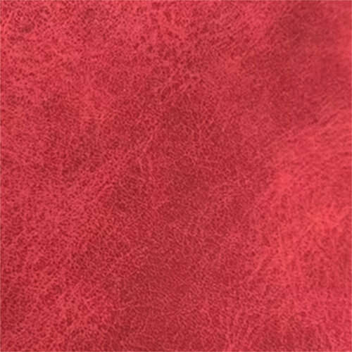 Red Faux Suede Leather Sheet - 20cm x 30cm