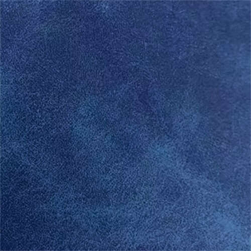 Blue Faux Suede Leather Sheet - 20cm x 30cm