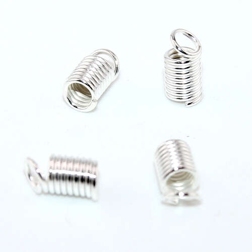 4.5mm x 9.5mm Greek Spring - Silver 