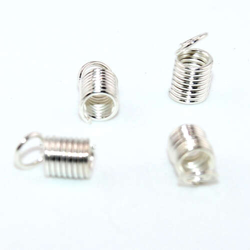 5mm x 9mm Greek Spring - Silver 