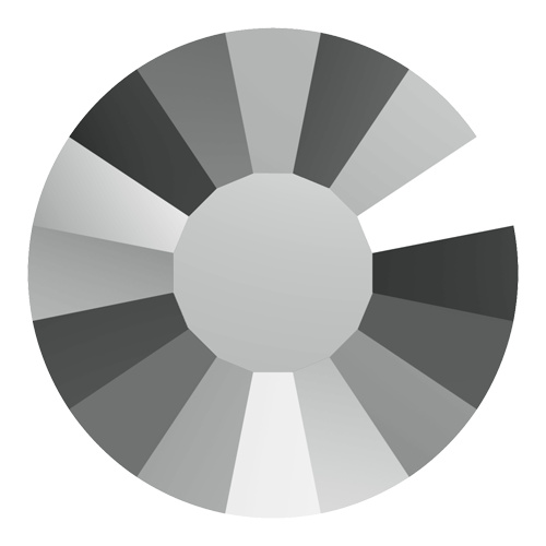 2034 - SS20 (4.60 - 4.80 mm) - Crystal Light Chrome A HF (001 LTCH) - Concise Hot Fix Flat Back Crystal