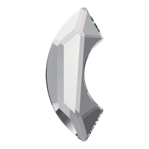 2037 - 17mm - Crystal F (001) - Eclipse No Hot Fix Flat Back Crystal