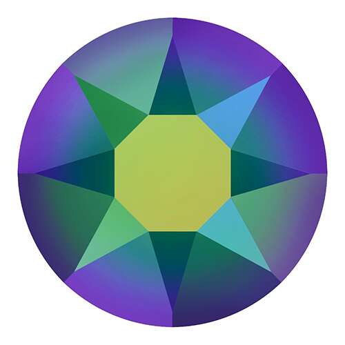 2078 - SS16 (3.80 - 4.00mm) - Crystal Scarabaeus Green A HF (001 SCGR) - Xirius Rose Hot Fix Flat Back Crystal