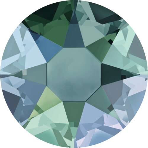 2078 - SS16 (3.80 - 4.00mm) - Black Diamond Shimmer A HF (215 SHIM) - Xirius Rose Hot Fix Flat Back Crystal