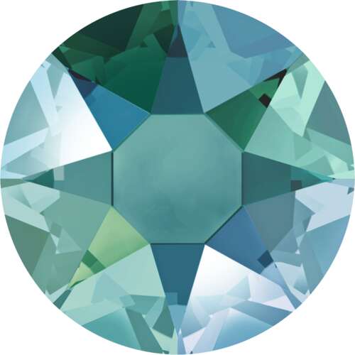 2078 - SS16 (3.80 - 4.00mm) - Blue Zircon Shimmer A HF (229 SHIM) - Xirius Rose Hot Fix Flat Back Crystal
